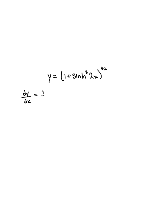 find-d-y-yleft1sinh-3-2-xright1-2