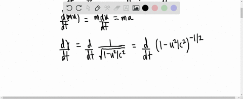 consider-a-relativistic-particle-of-mass-m-moving-along-a-straight-line-use-equation-337-to-find-a-2