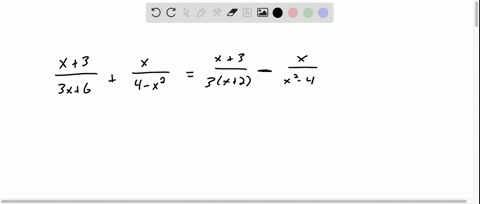 add-or-subtract-as-indicated-simplify-the-result-if-possible-fracx33-x6fracx4-x2-2