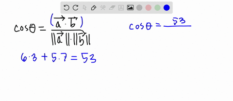 find-the-angle-between-the-vectors-langle-65rangle-langle-37rangle