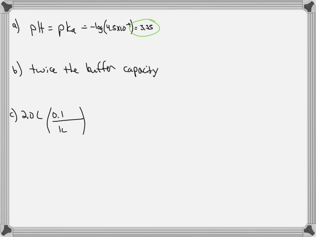 Solved A Buffer Solution Is Prepared By Mixing Equal Volumes Of 0 10 M Nano2 And 0 10 M Hno2