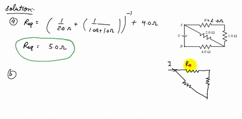 a-what-is-the-equivalent-resistance-between-points-a-and-b-if-r10-omega-b-if-a-20-v-emf-is-connect-2