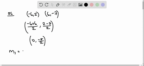 find-the-equation-of-the-perpendicular-bisector-of-the-line-segment-joining-the-two-given-points-626