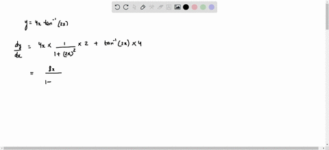 find-the-equation-of-the-line-tangent-to-the-curve-y4-x-arctan-2-x-at-the-point-on-the-curve-where-x