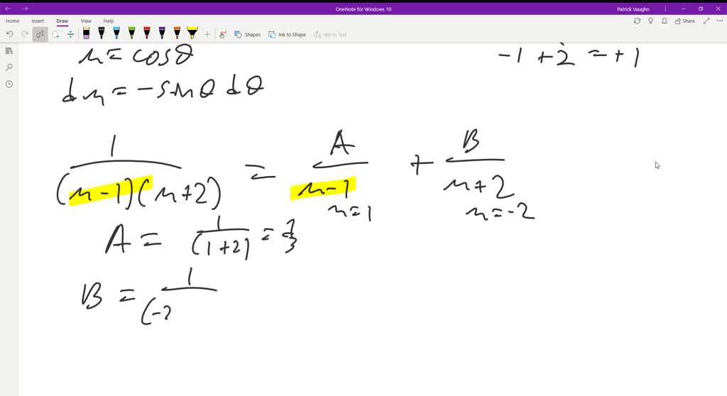 SOLVED Compute int cos 2 theta D theta In