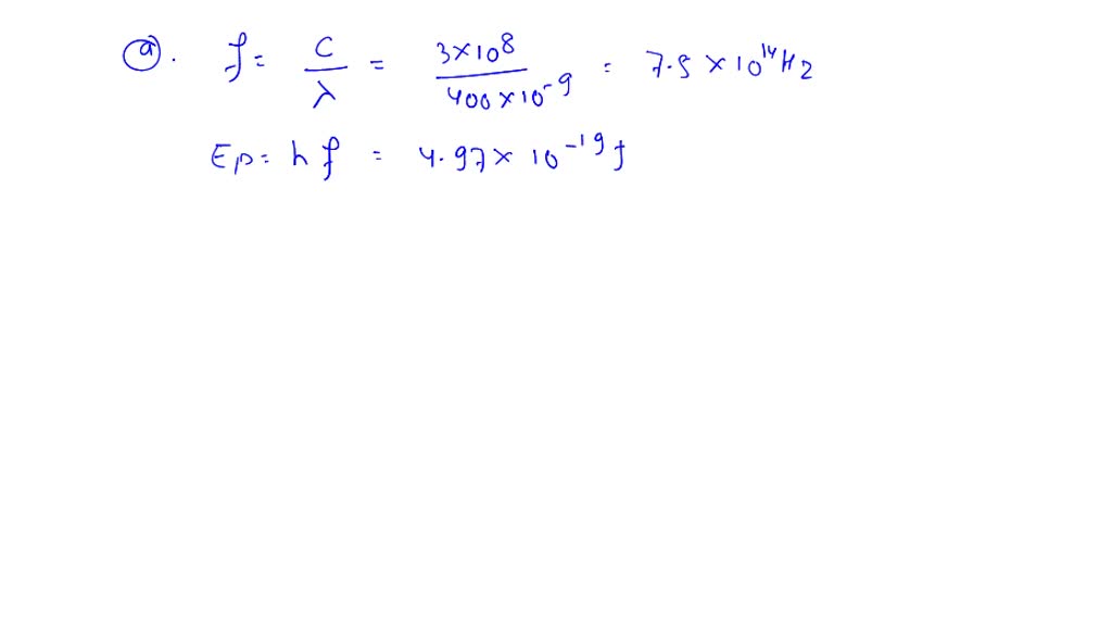 (a) The Wavelength Of Green Light Is λ=550 Nm. If An Electron Has The ...