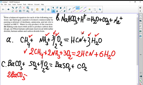 write-a-balanced-equation-for-each-of-the-following-reactions-a-hydrogen-cyanide-is-formed-commercia