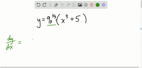 find-each-indicated-derivative-and-simplify-fracd-yd-x-text-for-y9-x1-3leftx35right