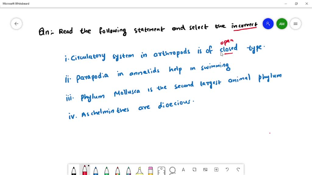 SOLVED:Read the following statements and select the incorrect ones. (i) Circulatory system in arthropods is of closed type. (ii) Parapodia in annelids help in swimming. : E (iii) Phylum Mollusca is the SOLVED:Read the following statements and select the incorrect ones. (i) Circulatory system in arthropods is of closed type. (ii) Parapodia in annelids help in swimming. : E (iii) Phylum Mollusca is the