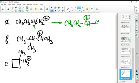 each-of-the-following-carbocations-can-rearrange-to-a-more-stable-ion-propose-structures-for-the-lik