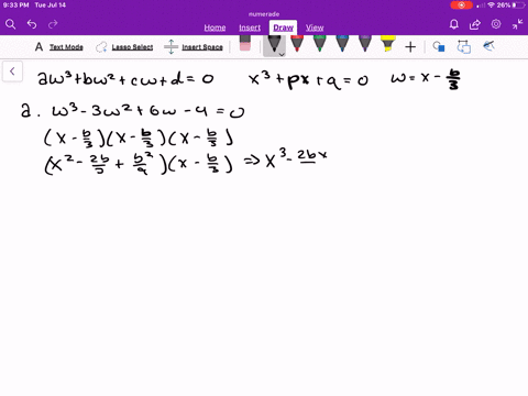 every-general-cubic-equation-a-w3b-w2c-w-d0-can-be-written-in-the-form-x3p-x-q0-where-the-squared-te