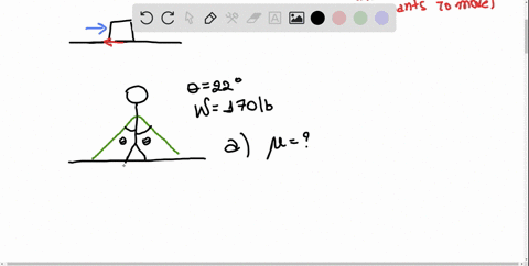 SOLVED: The person in Figure P4.49 weighs 170. lb. Each crutch makes an ...
