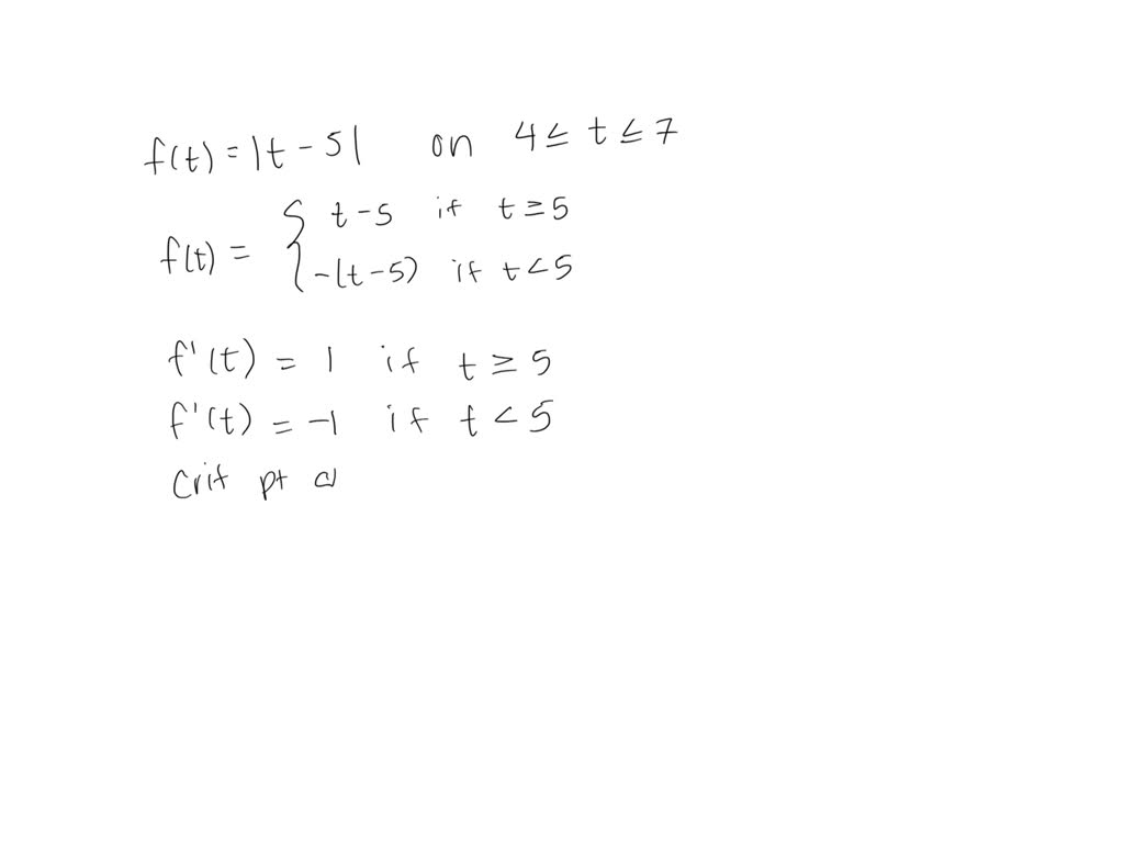 SOLVED:In Exercises 21-40, find the absolute maximum and minimum values ...