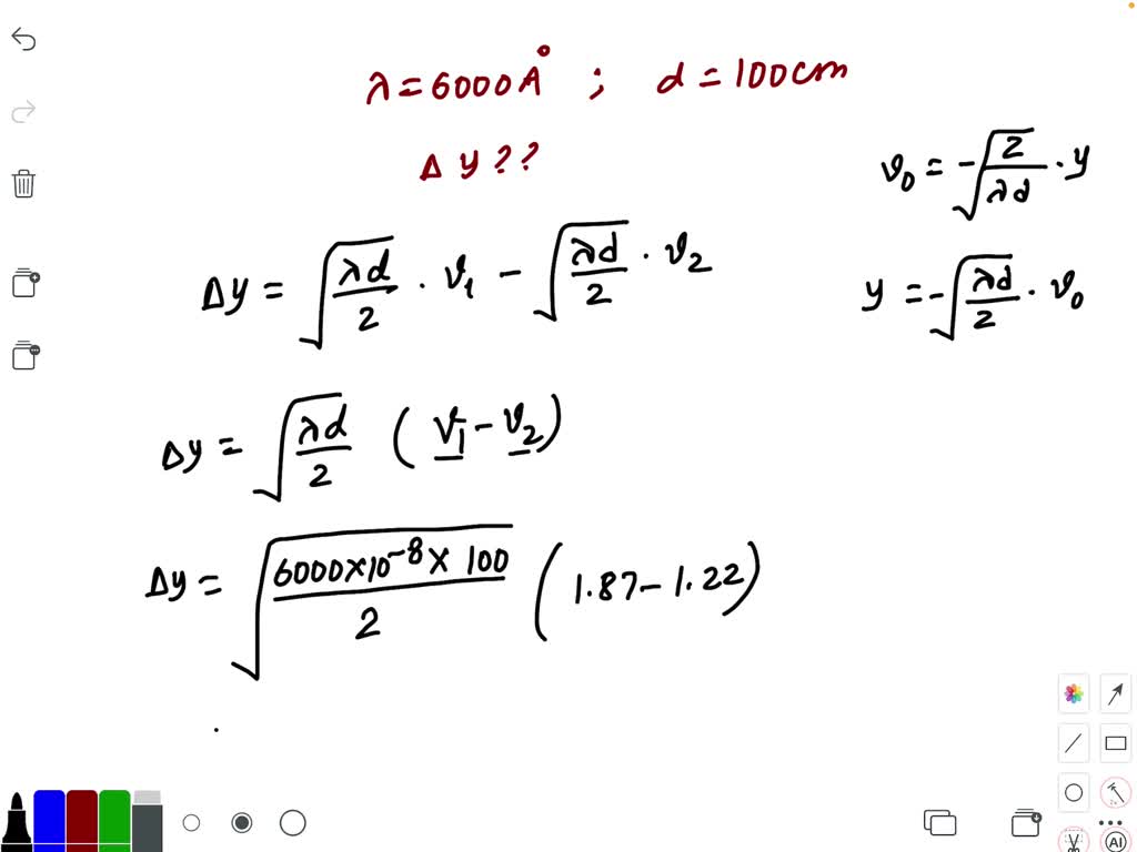 In a straight edge diffraction pattern, if the wavelength of the light