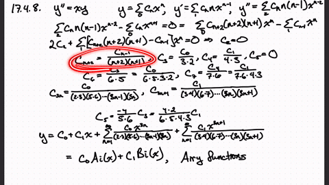 use-power-series-to-solve-the-differential-equation-yprime-primex-y-2
