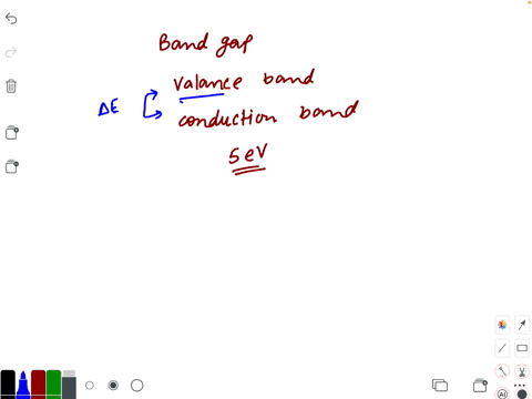 if-band-gap-between-valence-and-conduction-band-in-a-material-is-5-mathrmev-the-material-is-a-an-ins
