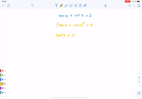 if-tan-xcot-x2-evaluate-tan-2-xcot-2-x