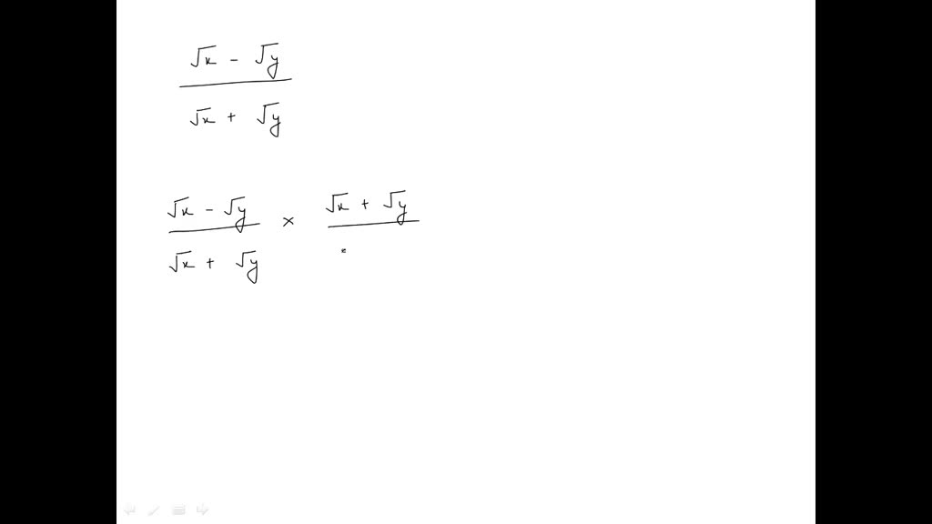 VIDEO:Rationalize each denominator. \frac{\sqrt{x… To Rationalize The Denominator Of 2 Sqrt 10