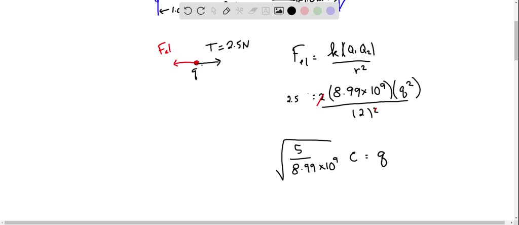 SOLVED:Two Metal Balls A And B Of Negligible Radius Are Floating At ...