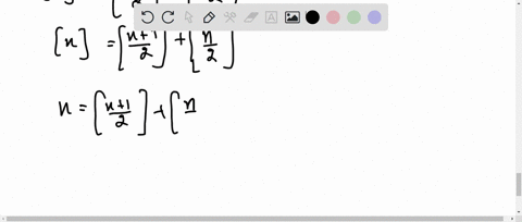 if-for-a-real-number-xx-denotes-the-greatest-integer-less-than-or-equal-to-x-then-for-any-n-in-n-beg