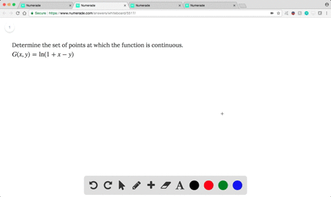 determine-the-set-of-points-at-which-the-function-is-continuous-gx-y-ln-1-x-y