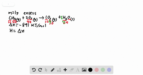 calculate-the-enthalpy-change-when-100-g-of-methane-is-burned-in-excess-oxygen-according-to-the-reac