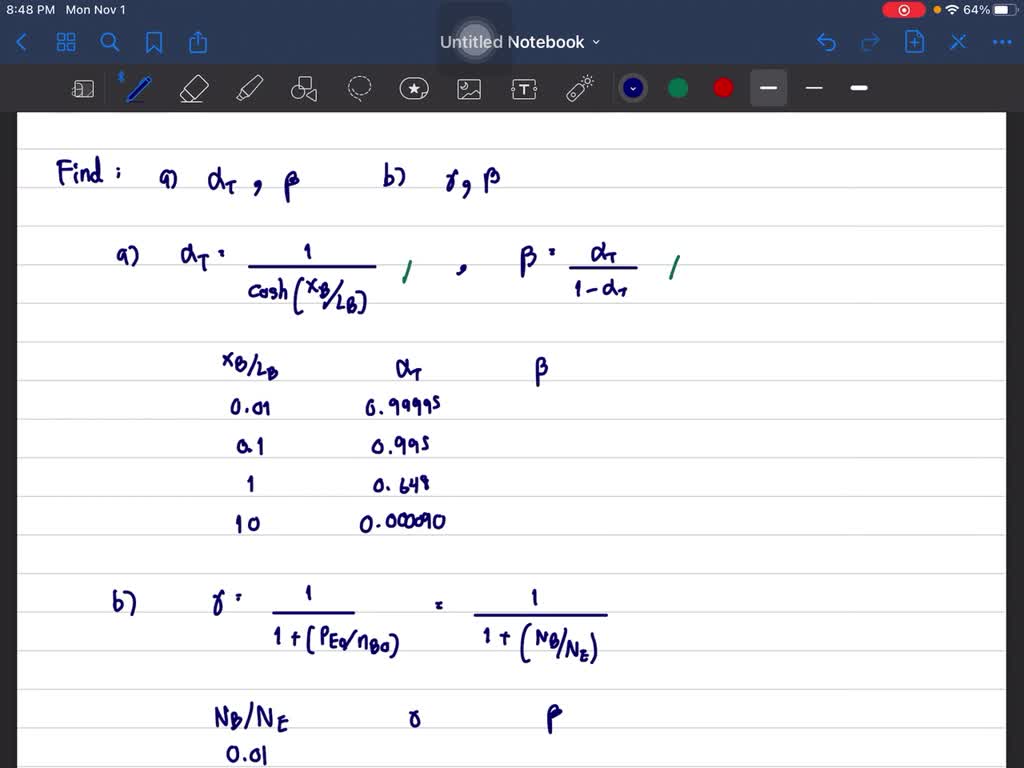 ⏩SOLVED(a) Calculate the base transport factor, αT, for xE /… Numerade