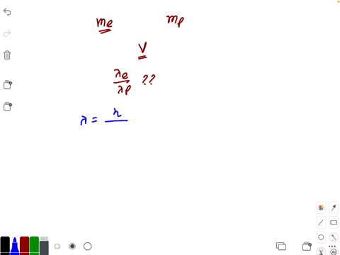 an-electron-of-mass-m_e-and-a-proton-of-mass-m_p-are-accelerated-through-the-same-potential-differen
