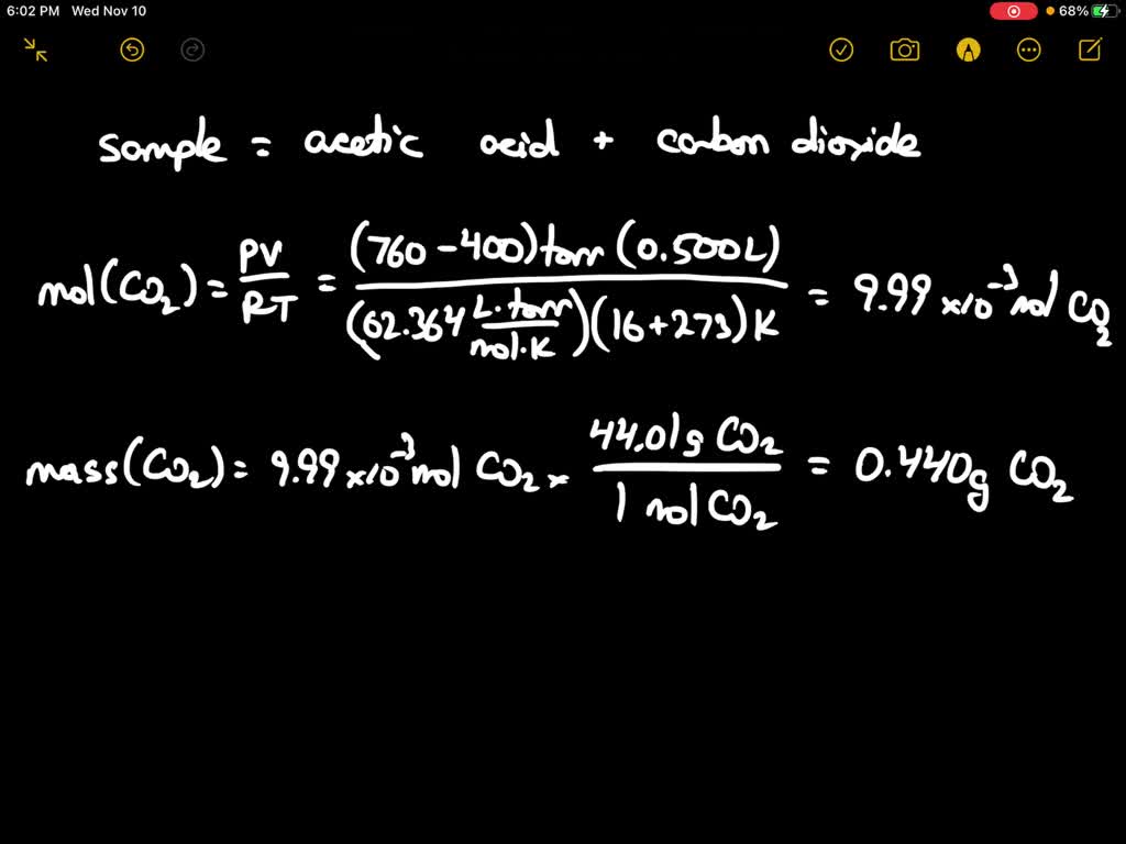 ⏩SOLVED:An attempt was made to collect carbon dioxide, isolated from ...