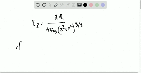show-that-the-on-axis-electric-field-of-a-ring-of-charge-has-the-expected-behavior-when-z-ll-r-and-w