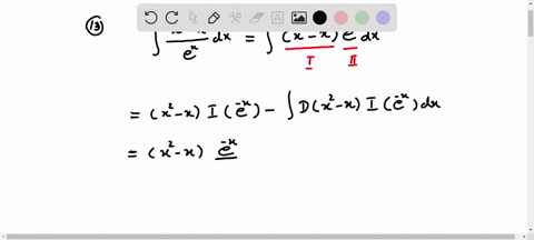 evaluate-the-integrals-using-integration-by-parts-where-possible-nabla-int-fracx2-xex-d-x