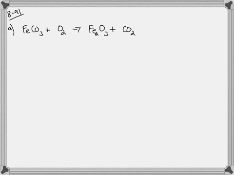 how-many-moles-of-mathrmo_2-are-consumed-in-the-conversion-of-one-mole-of-mathrmfeco_3-to-each-of-th