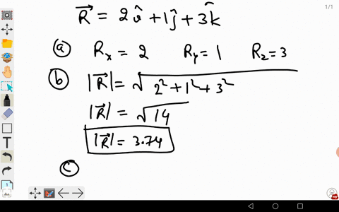 a-vector-is-given-by-mathbfr200-mathbfi100-mathbfj300-mathbfk-find-a-the-magnitudes-of-the-x-y-and-z
