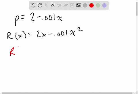 the-demand-equation-for-a-product-is-p2-001-x-find-the-value-of-x-and-the-corresponding-price-p-that