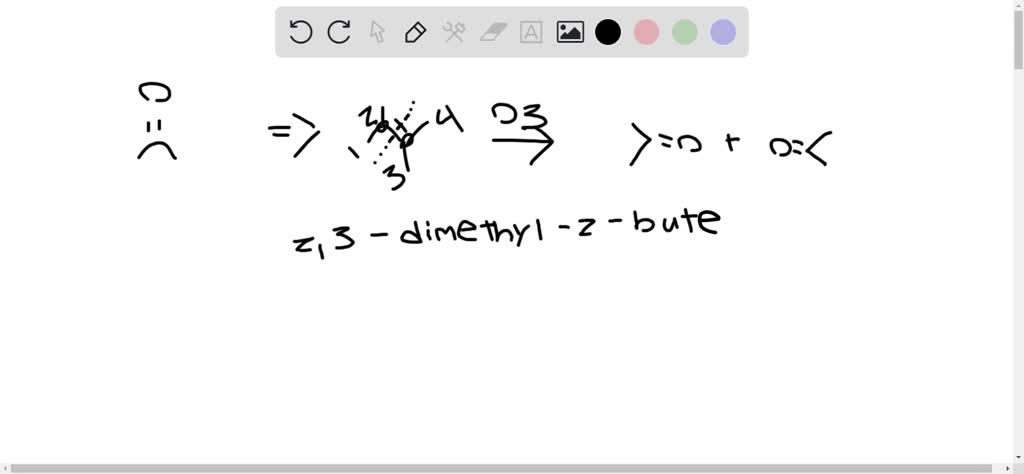 a. What alkene would give only acetone as a product of ozonolysis?
b. What alkenes would give only butanal as a product of ozonolysis?