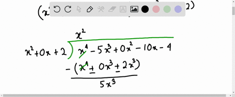 divide-the-polynomials-by-using-long-division-check-your-answer-by-multiplication-left-5-x3x4-4-10-x
