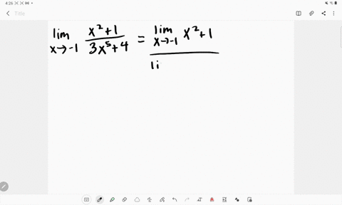 evaluate-the-limits-that-exist-lim-_x-rightarrow-1-fracx213-x54