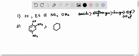 rank-each-group-of-compounds-from-most-reactive-to-least-reactive-toward-electrophilic-aromatic-subs