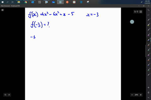 use-the-remainder-theorem-to-evaluate-fx-for-the-given-value-of-x-fx4-x3-6-x2x-5-x-3