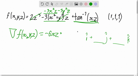 in-exercises-5-8-find-nabla-f-at-the-given-point-fx-y-z2-z3-3leftx2y2right-ztan-1-x-z-quad111