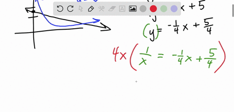 find-the-area-of-the-part-of-the-first-quadrant-that-lies-between-the-curves-x4-y-50-text-and-x-y1