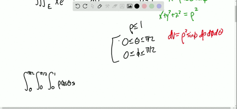 21-32-use-spherical-coordinates-evaluate-iiint_e-x-ex2y2z2-d-v-where-e-is-the-portion-of-the-unit-ba