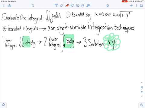 evaluate-the-double-integral-iint_d-x-y2-d-a-quad-d-text-is-enclosed-by-x0-text-and-xsqrt1-y2
