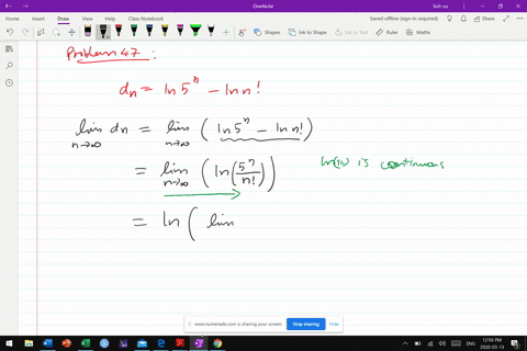 in-exercises-35-62-use-appropriate-limit-laws-and-theorems-to-determine-the-limit-of-the-sequence-13