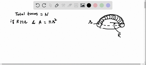 a-toroid-has-a-major-radius-r-and-a-minor-radius-r-and-is-tightly-wound-with-n-turns-of-wire-as-sh-2