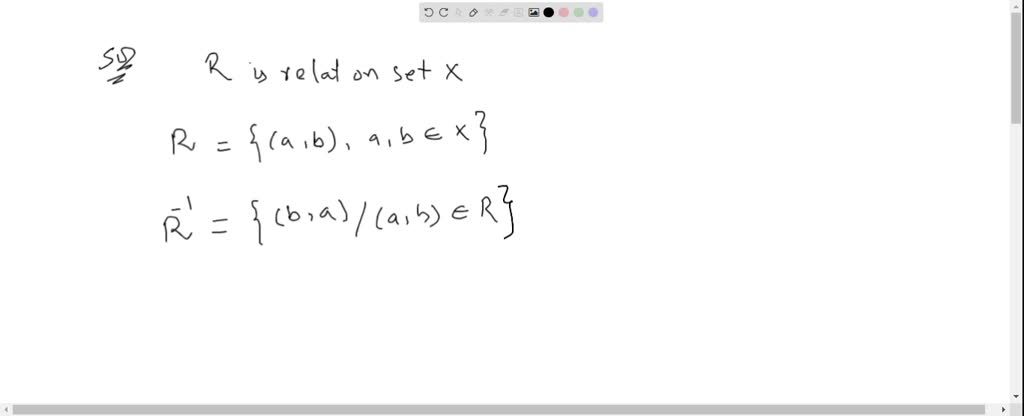 SOLVED:Let L Denotes The Set Of All Straight Lines In A Plane. Let A ...