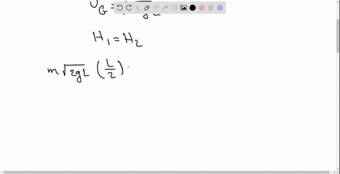 the-rod-of-mass-m-and-length-l-is-released-from-rest-without-rotating-when-it-falls-a-distance-l-t-2