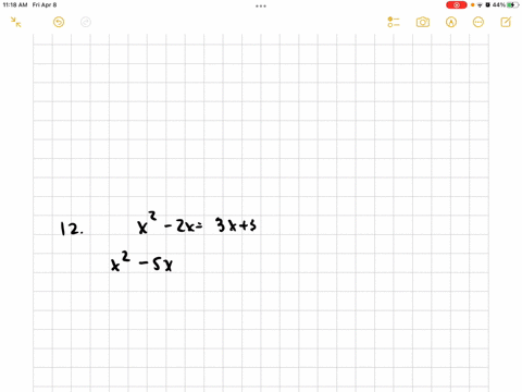 write-each-equation-in-the-form-a-x2b-xc0-then-identify-the-values-of-a-b-and-c-xx-23x1