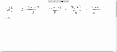 6-frac3-x-43frac2-x-58frac4-x56-fracx24