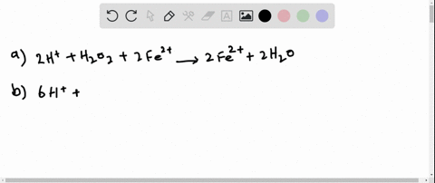 balance-the-following-redox-equations-by-the-half-reaction-method-a-mathrmh_2-mathrmo_2mathrmfe2-lon